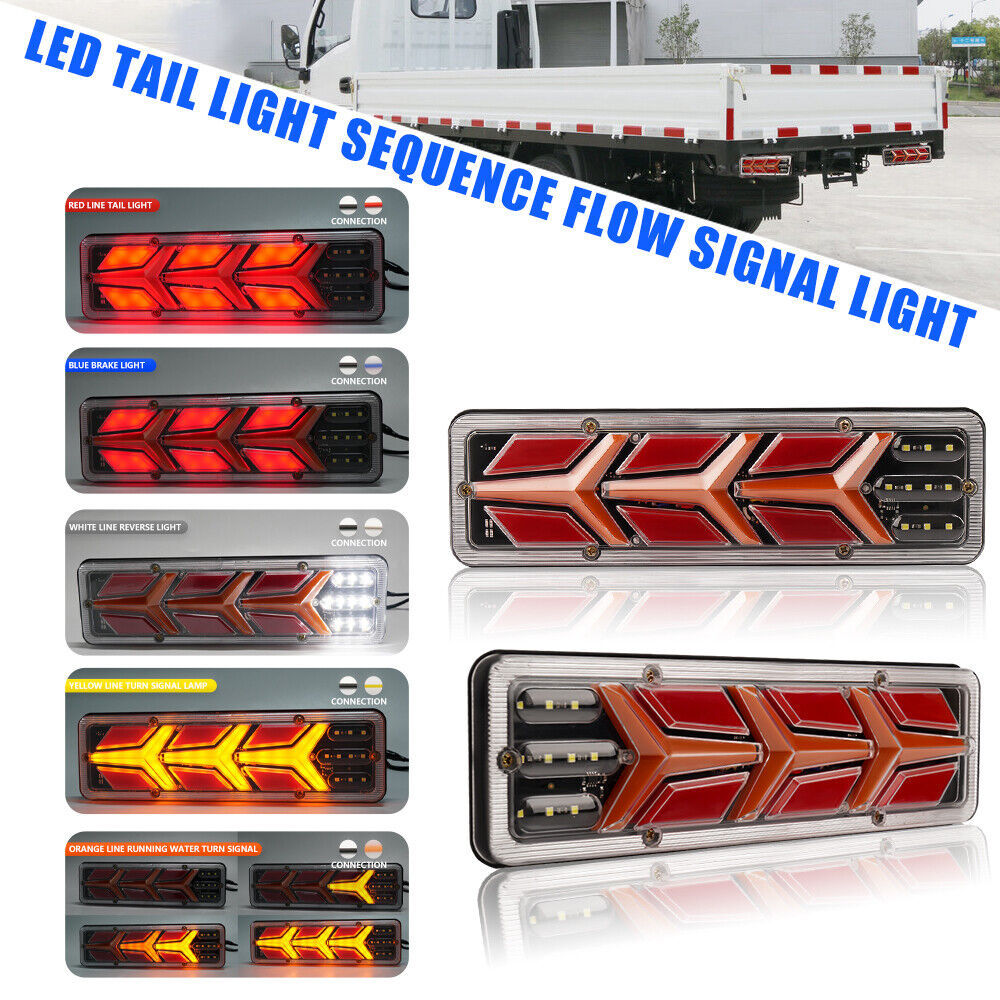 lámpara de automóvil led lámpara de freno de automóvil camión remolque luz trasera luz de señal luz combinada trasera luz de modificación luz led luz trasera