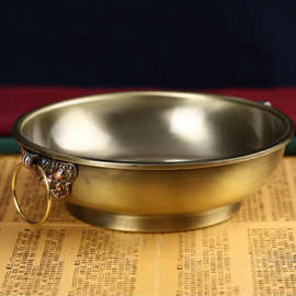 大号烟供盘双耳轮火供盆炉熏香盘