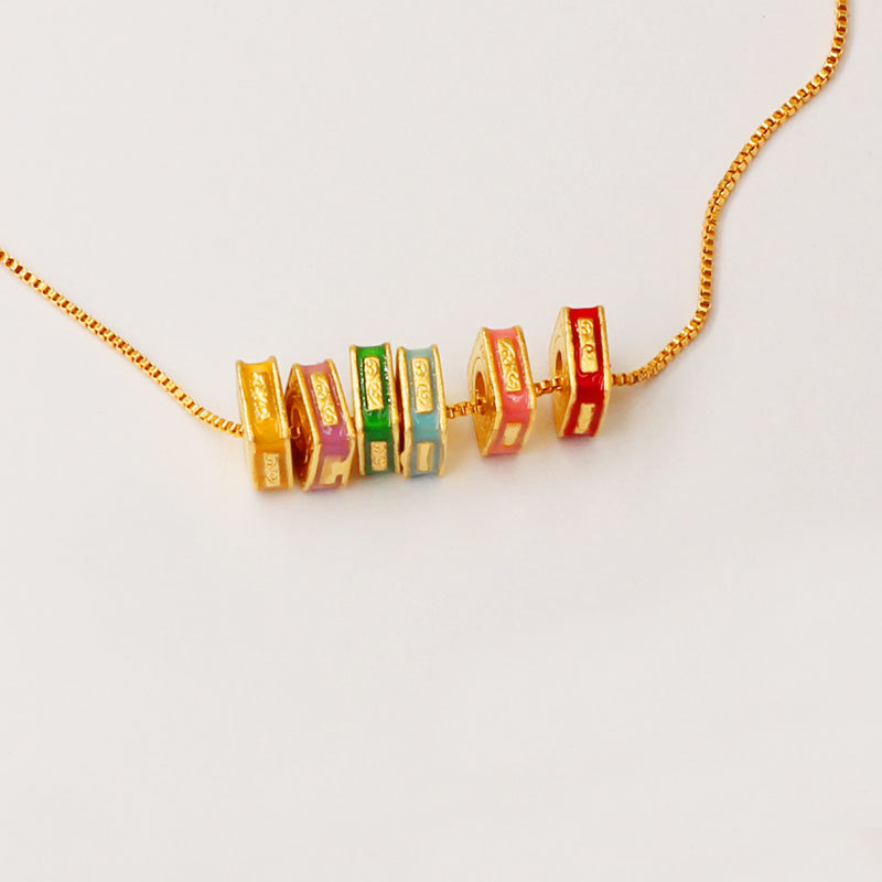 golden multicoloured accessory