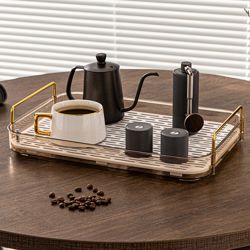 앰버 [메쉬 부착] 싱글 레이어 컵 수납 랙