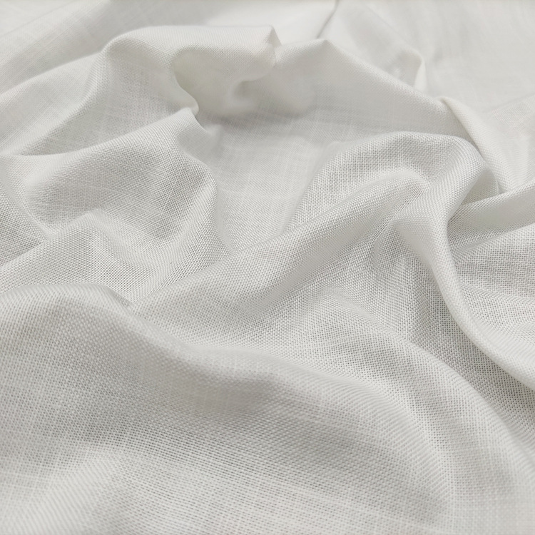 Transpirable 40s peinado orgánico 100% algodón tela de camisa