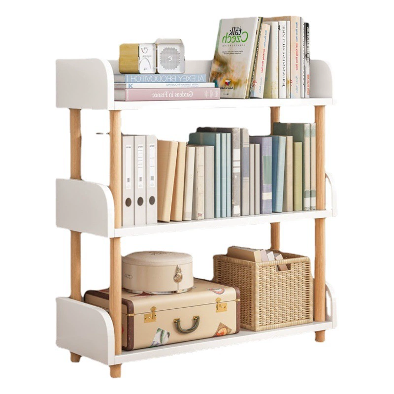 Книжная полка Стеллаж для хранения Бытовая книжная стойка с картинками Стеллаж для хранения игрушек Встроенная витрина Прикроватный маленький книжный шкаф
