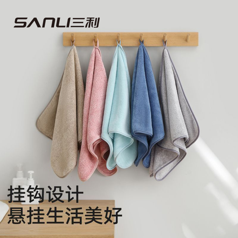 Toalla de felpa gruesa para hombres y mujeres, suave y absorbente - Sanli image 4