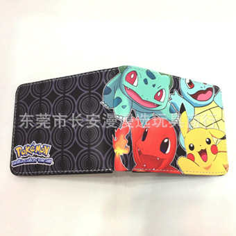 Pokémon Wallet for Boys and Girls, Pokémon Pu Short Wallet 80% off Coin Purse, Pokémon Go Merchandise