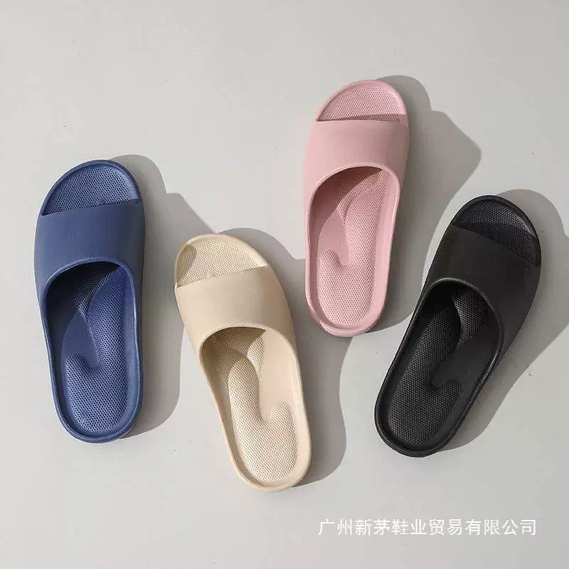 Массажные сандалии Puxiang, женские летние нескользящие сандалии для ванной комнаты, пара, дезодорант из ЭВА, мягкая подошва, простая домашняя мужская толстая подошва