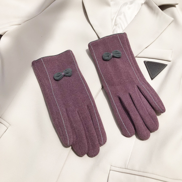 중간 오픈 매듭 보라색