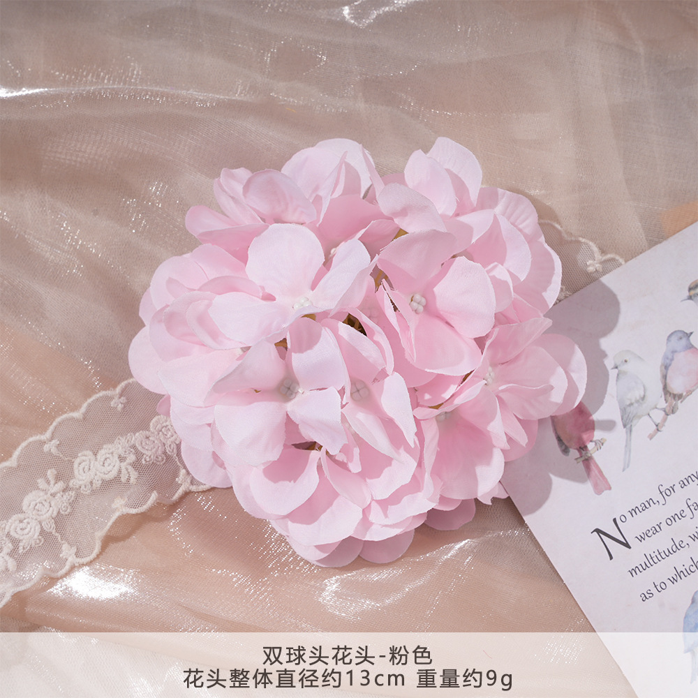 YG-더블 헤드 플라워 헤드-핑크