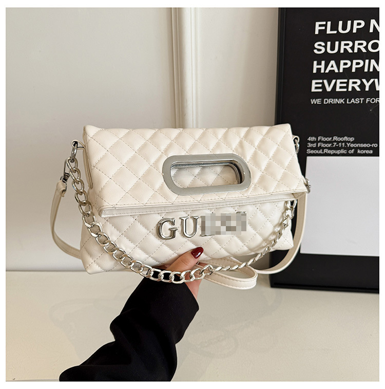 Moda cadena rombo axila bolso femenino comercio exterior nuevo nicho bolso plegable temperamento bandolera de un solo hombro