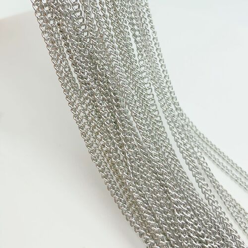 DIY jewelry accessories metal chain encrypted chain twisted chain extended chain iron chain wholesale