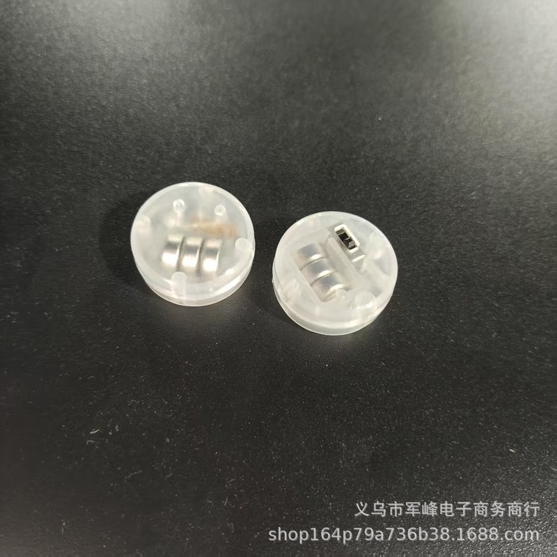 LED 電子発光ディスク DIY 材料ボタンスイッチ付きラウンド小さなカラフルなライトフラッシュジャイロライトアクセサリーライト|undefined
