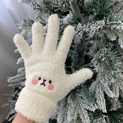 日本の少女手袋は冬に暖かくて毛が落ちません。