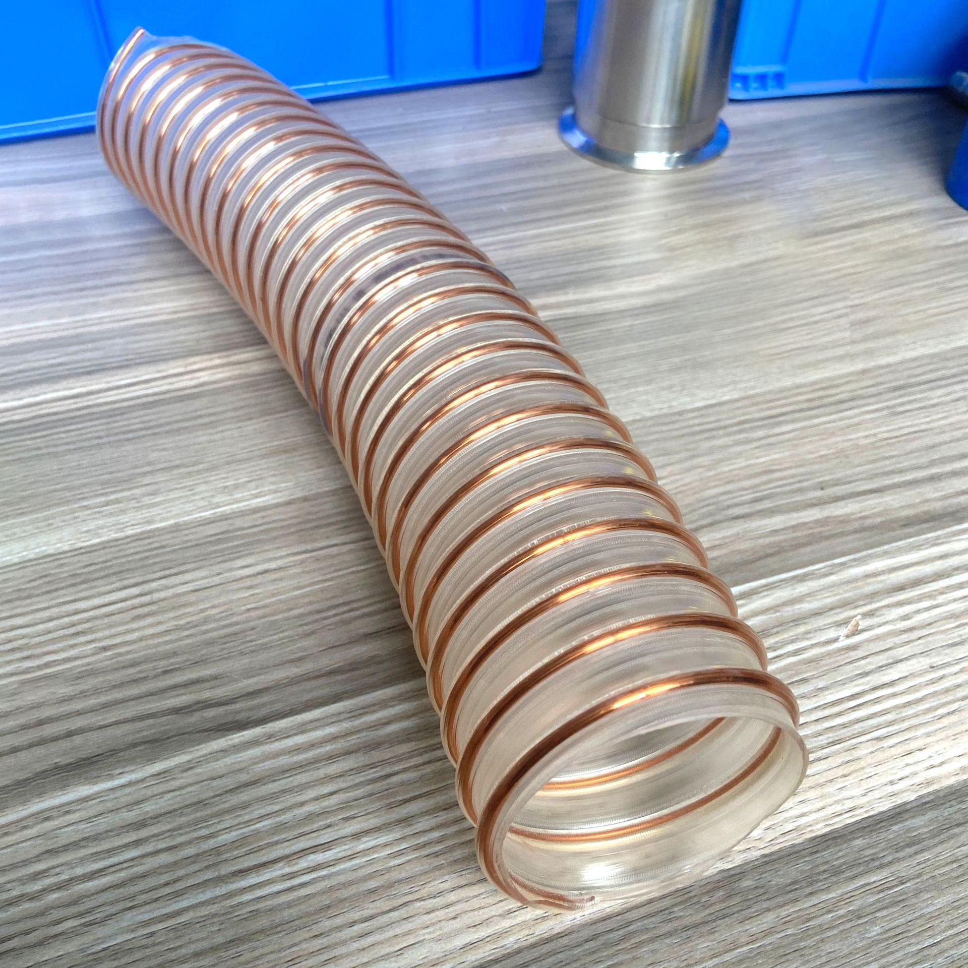 格雷特食品级加厚透明pu波纹吸尘管通风伸缩管TP10