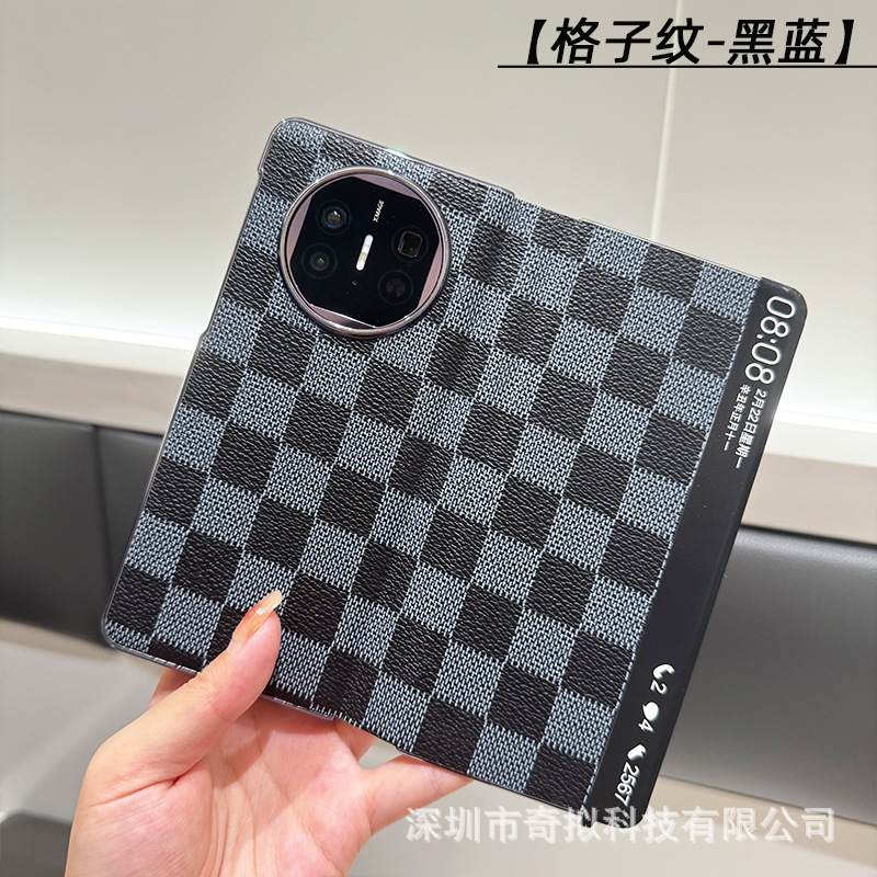 适用华为MateX5手机壳磁吸X6保护套x5典藏版智能视窗电镀翻盖皮套|undefined