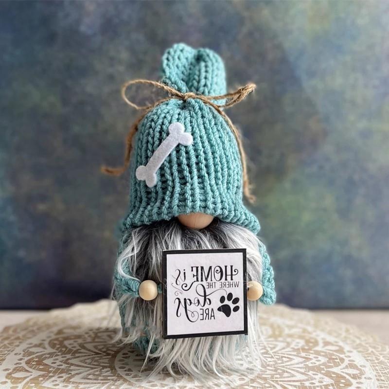 Amazon Best Selling New Christmas Faceless Doll Bone Figurine Rudolph Figurine Home Decoration Ornament Wholesale