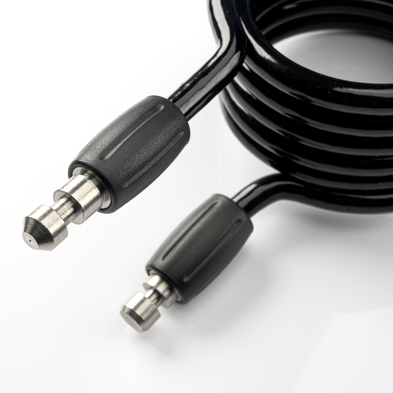 Cerradura de cuerda de bicicleta portátil de goma encapsulada cuerda de alambre de acero resorte cerradura de cuerda de alambre de acero resistente al cizallamiento y al desgaste para bicicleta eléctrica