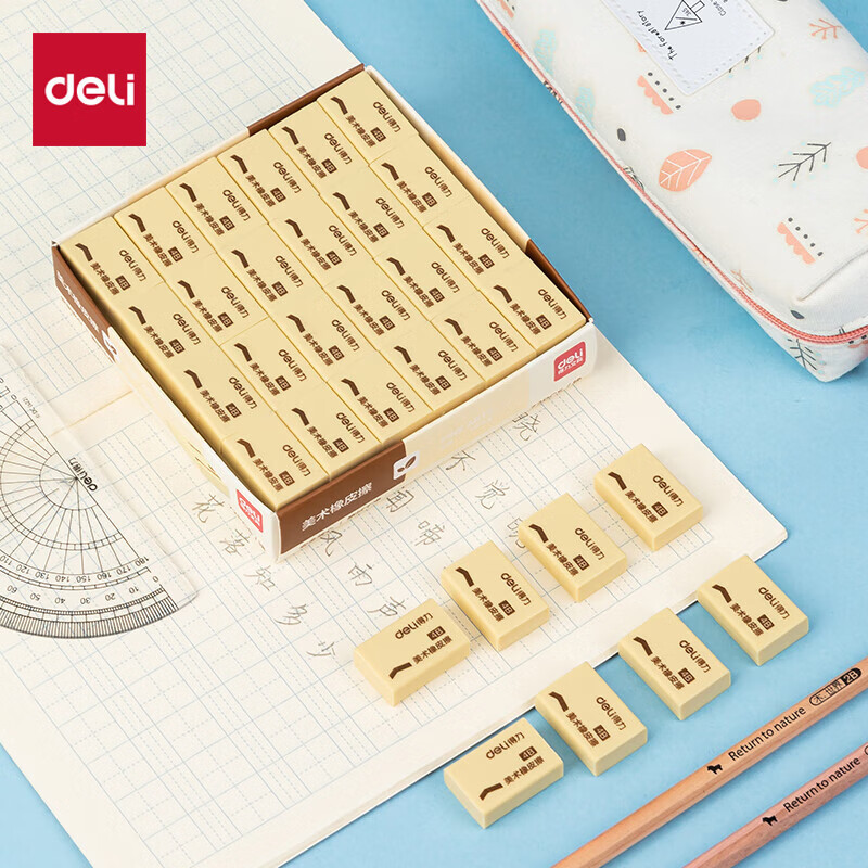 Small stationery for students, art teaching eraser for pencils