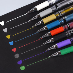 金萬年1.0mm高光筆 金色銀色白色高光筆繪圖勾線記號筆批發子彈頭