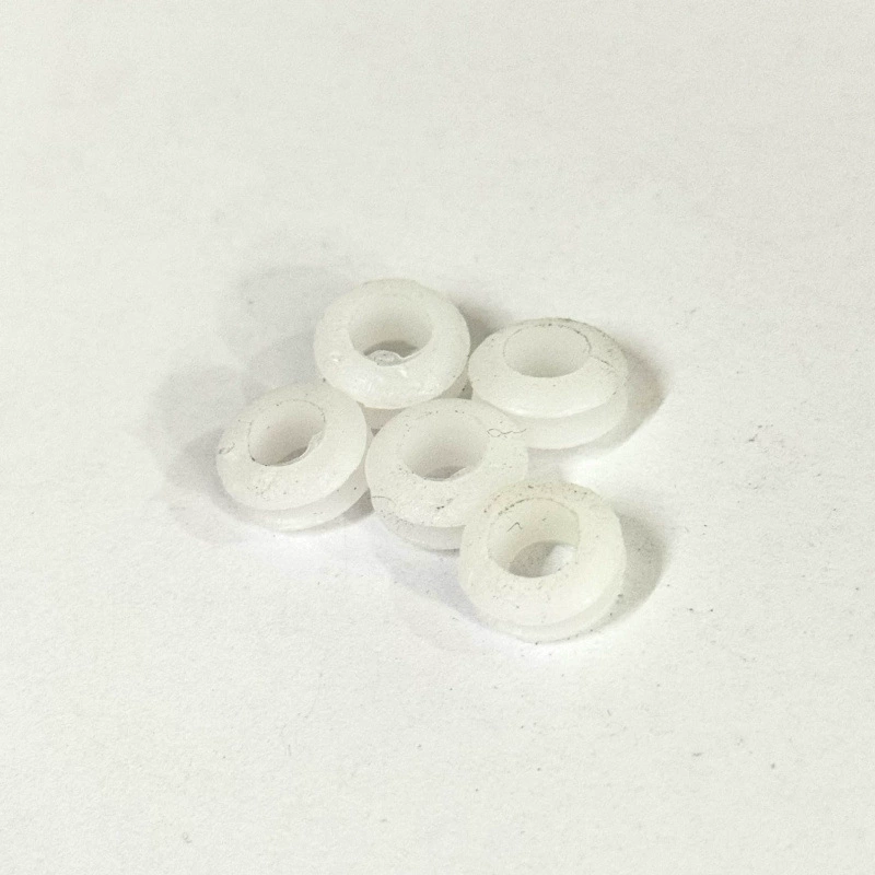 Двусторонняя защитная катушка M6 над розеткой, резиновое кольцо, уплотнительное кольцо типа О, защитный рукав, белый цвет