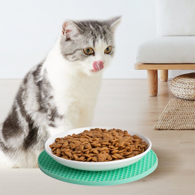 Cat Bowl Ceramic Cat Food Bowl Cat Plate Snack Plate Non-Slip Mat Set Pet Cat Food Plate Kitten Feeding Cat Bowl Ceramic Cat Food Bowl Cat Plate Snack Plate Non-Slip Mat Set Pet Cat Food Plate Kitten Feeding