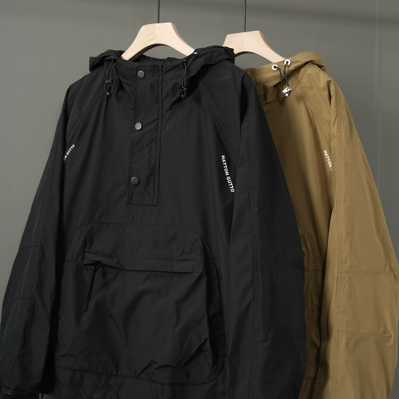 Куртка в американском стиле, осенняя модная повседневная Штурмовик с капюшоном, 2023, весенне-осенняя мужская свободная Водонепроницаемая универсальная модная