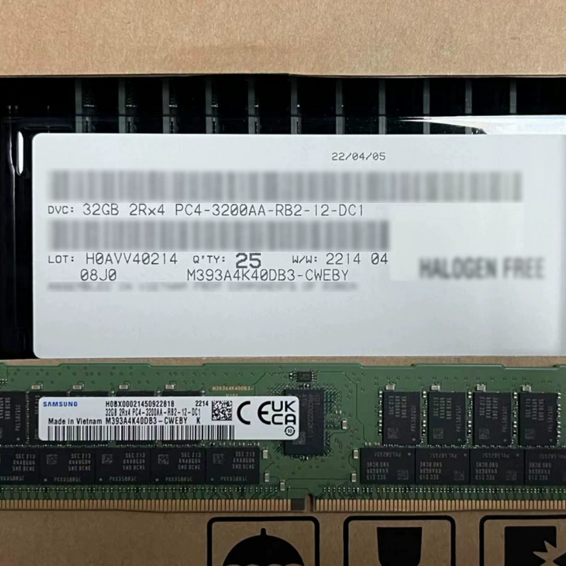 M321R6GA0PB2-CCP DDR5 48GB 6400Mbps, совместимо с сервером SAMSUNG, RDIMM