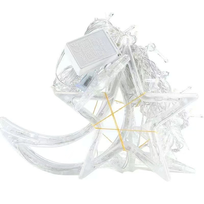 LED de color cadena de luces estrella cadena de luces decoración de Navidad dormitorio ambiente de luz de diseño esfera alta luz de cortina baja