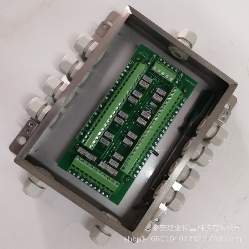 出售地磅接线盒 JXHY10(1-1) 模拟信号传输 不锈钢外壳地磅接线盒