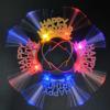 3169 LED light -emitting Happy New Year New Year fiber hoop New Year/New Year flash hoop