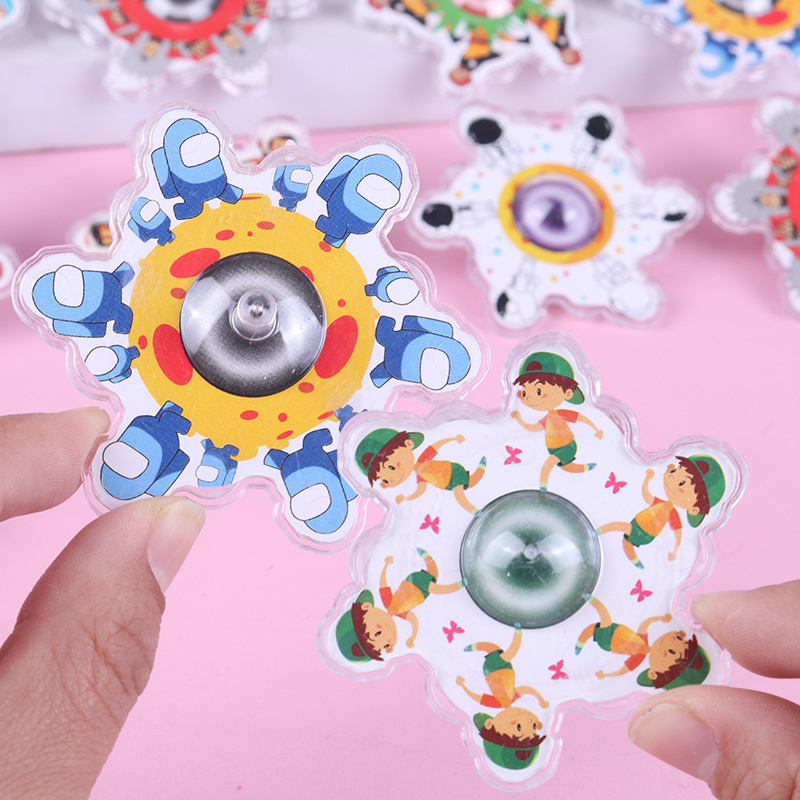 Juguetes de giroscopio de encaje de plástico, espacio transparente, giroscopio pequeño, juguetes creativos, regalos, giroscopio