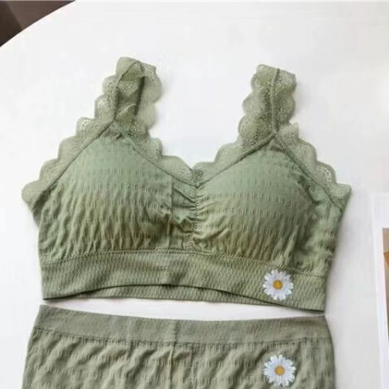 Underwear, comfortable set, lace protective underware, bra, mid rise, beautiful back