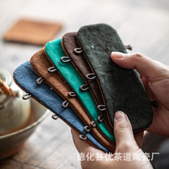 壺把套鐵壺隔熱布套提梁壺把手防燙布束壺蓋隔熱墊銀壺鐵壺套配件