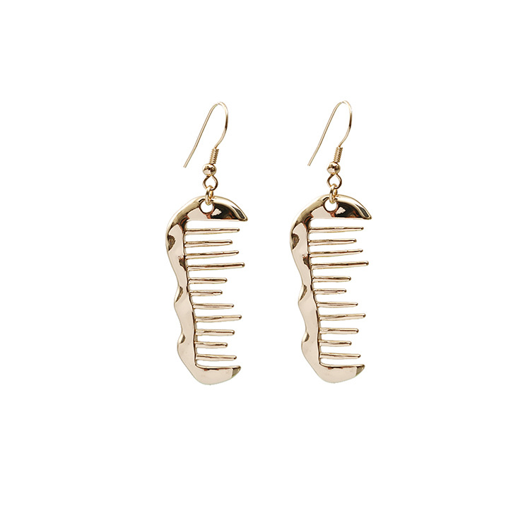 Fashion Comb Alloy Earrings Wholesale display picture 7