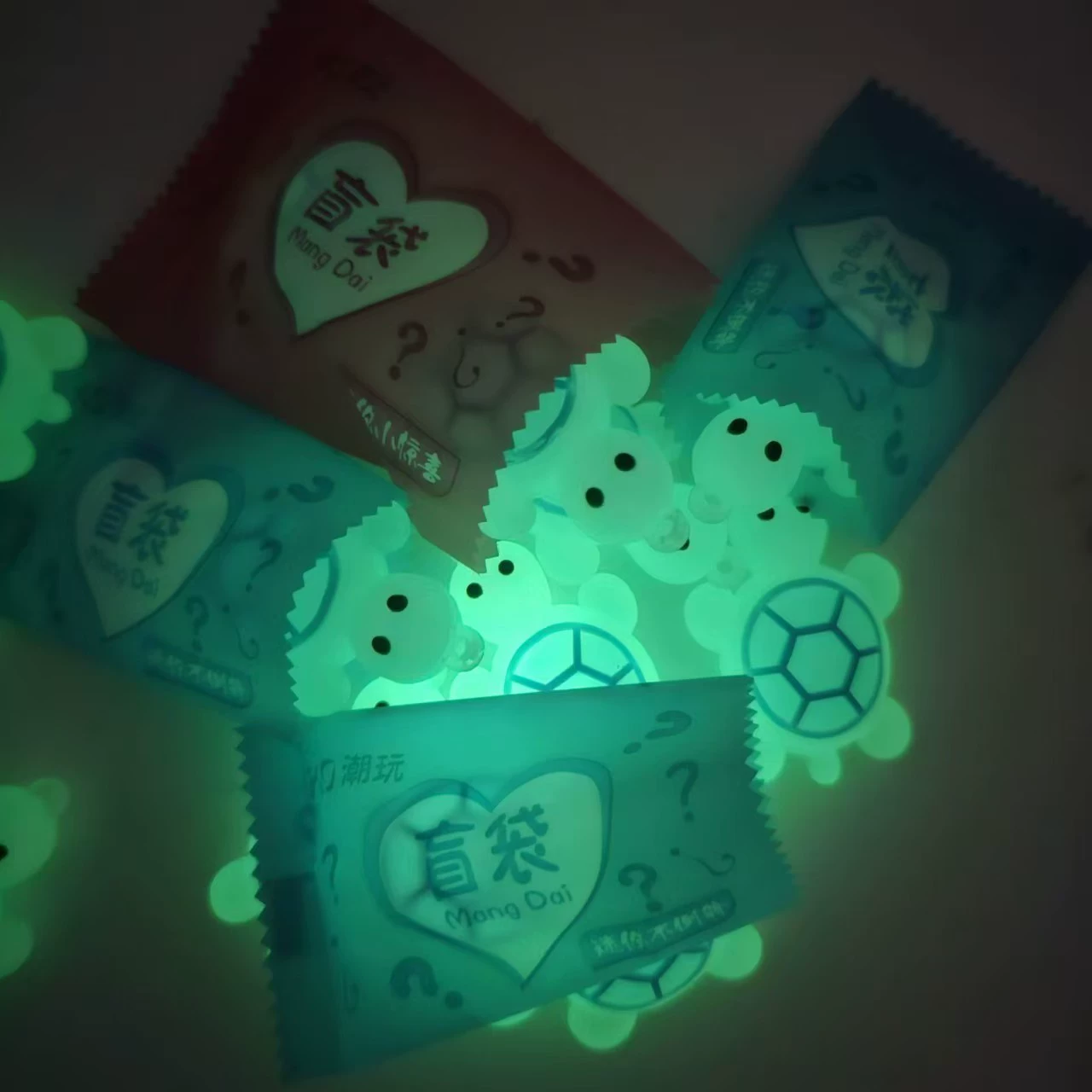 Модная светящаяся слепая сумка в виде черепахи, полностью красная, в том же стиле, игрушка, кукла, украшение, морская черепаха, океан, светящееся животное, плюшевая игрушка