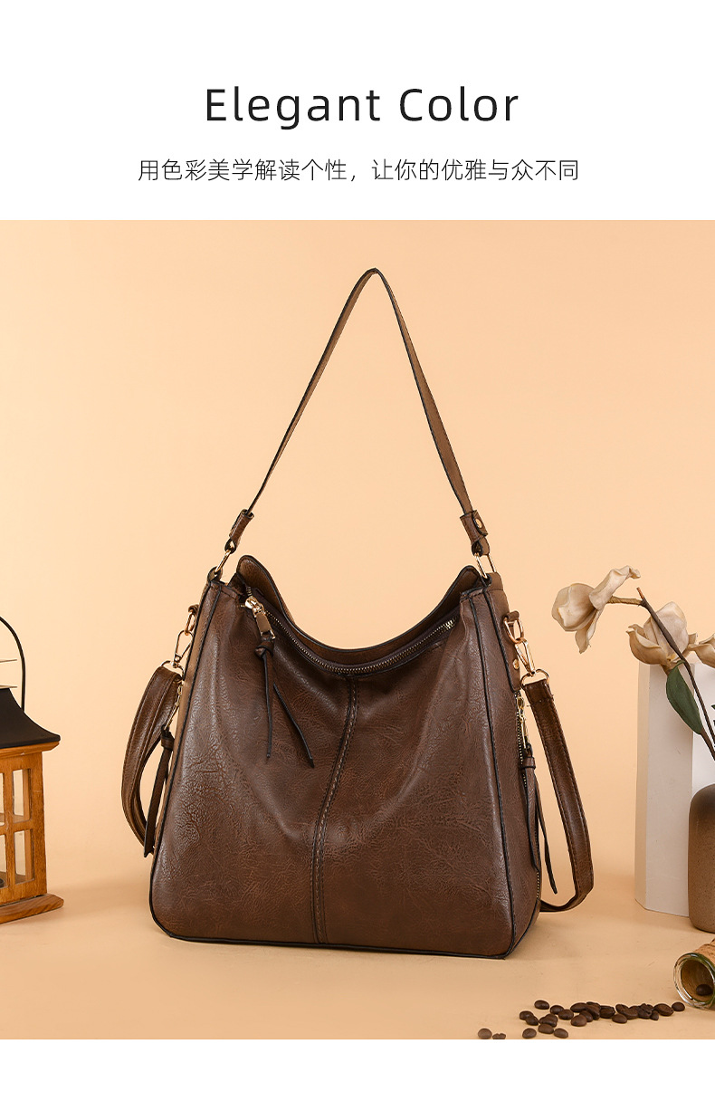Cross-border women's bags 2023 New style single-shoulder bag, simple crossbody wandering bag, Korean-style handbag, women's tote large bag undefined