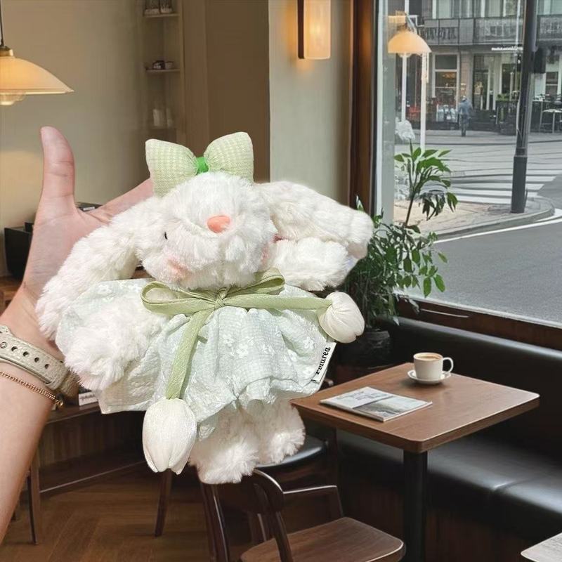 Douyin 同じスタイル垂れ耳ウサギ漫画ペンダント小さなギフト人形ぬいぐるみキーホルダーブラインドボックス人形|undefined