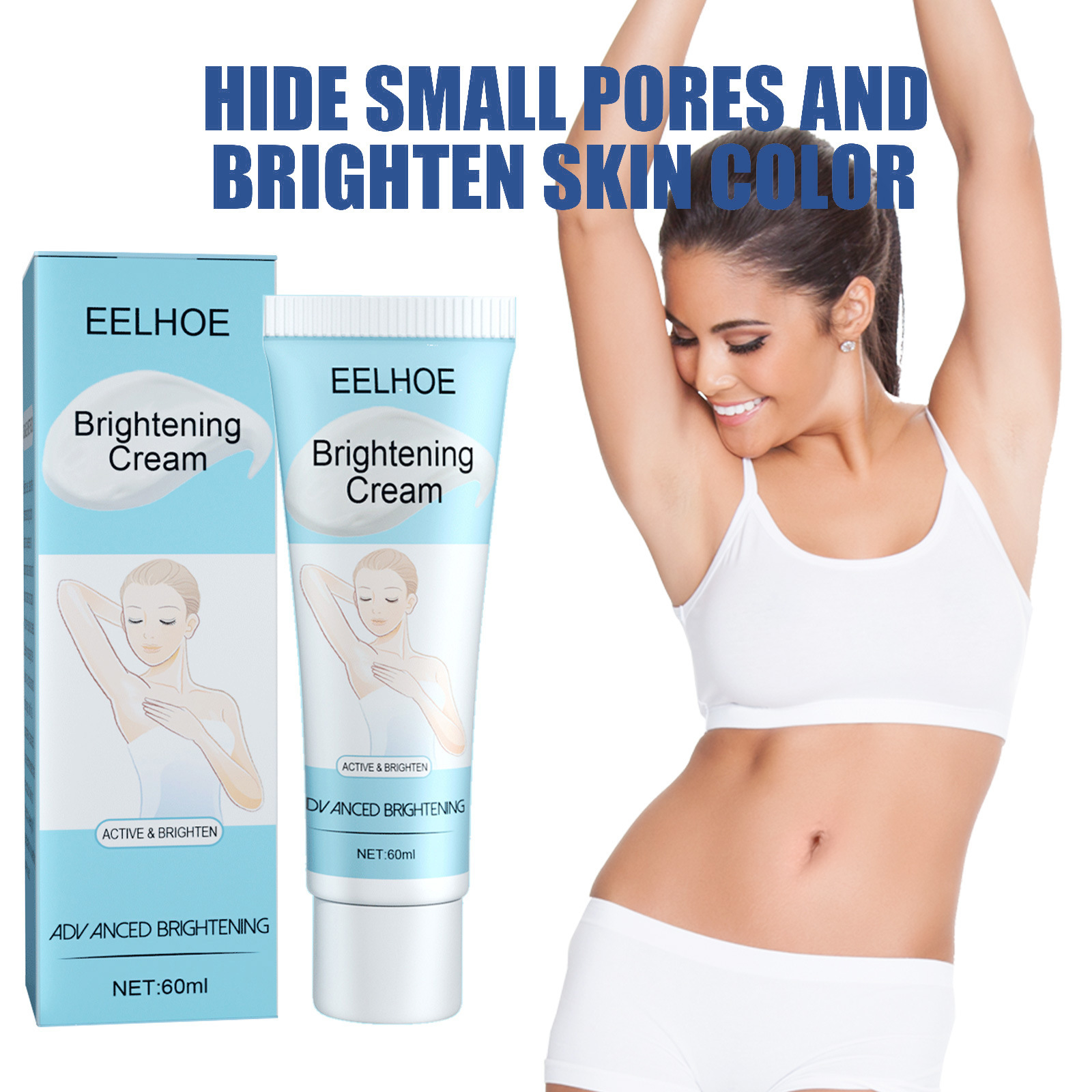 Eelhoe Armpit Care Cream Gentle and Moisturizing Body Skin, Refreshing and Non-Sticky Body Lotion