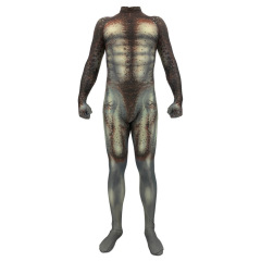 アマゾンの新型3d血戦士略奪者のコスプレ服の連体服の演技服のコスプレ
