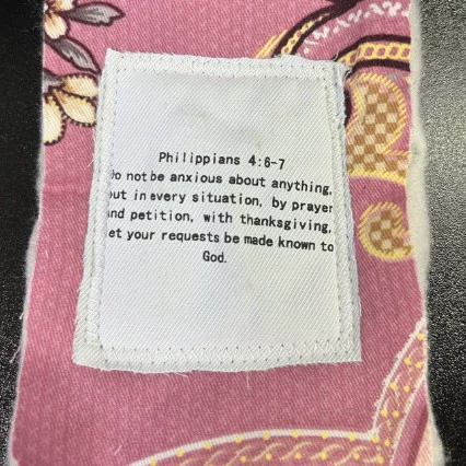 Кросс-борт новое изделие PRAYER QUILT с крестом внутри, вручную шиты цветной стежок