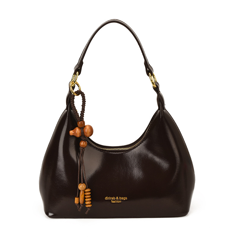 Moda de cera de cuero pulsera bolso de brazalete para mujeres 2026 venta en caliente transfronteriza nueva sensación de lujo ligero bolso de hombro
