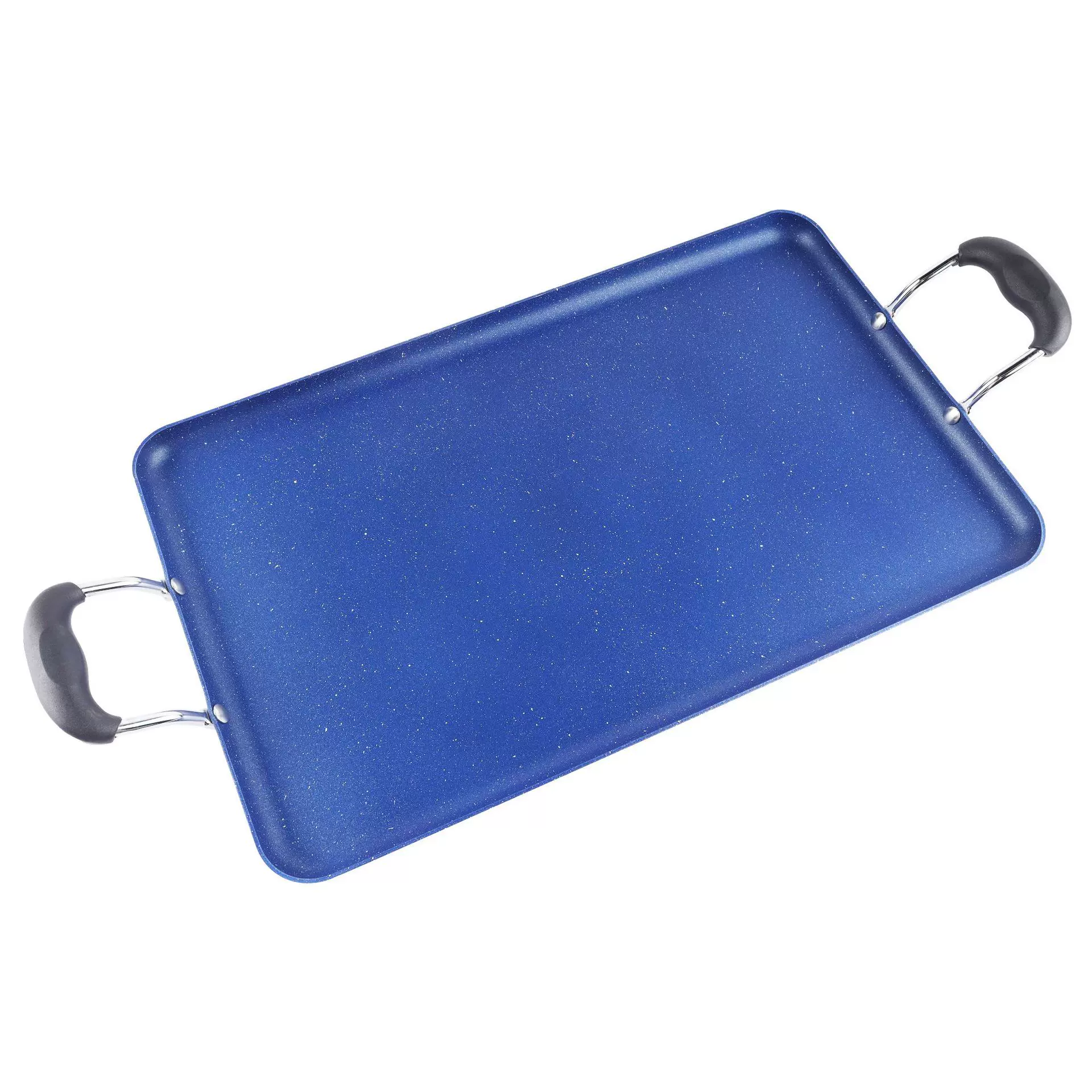 新款蓝 黑 波点烤盘 加热烧烤盘 烤肉盘 户外野炊快速加热板 便携