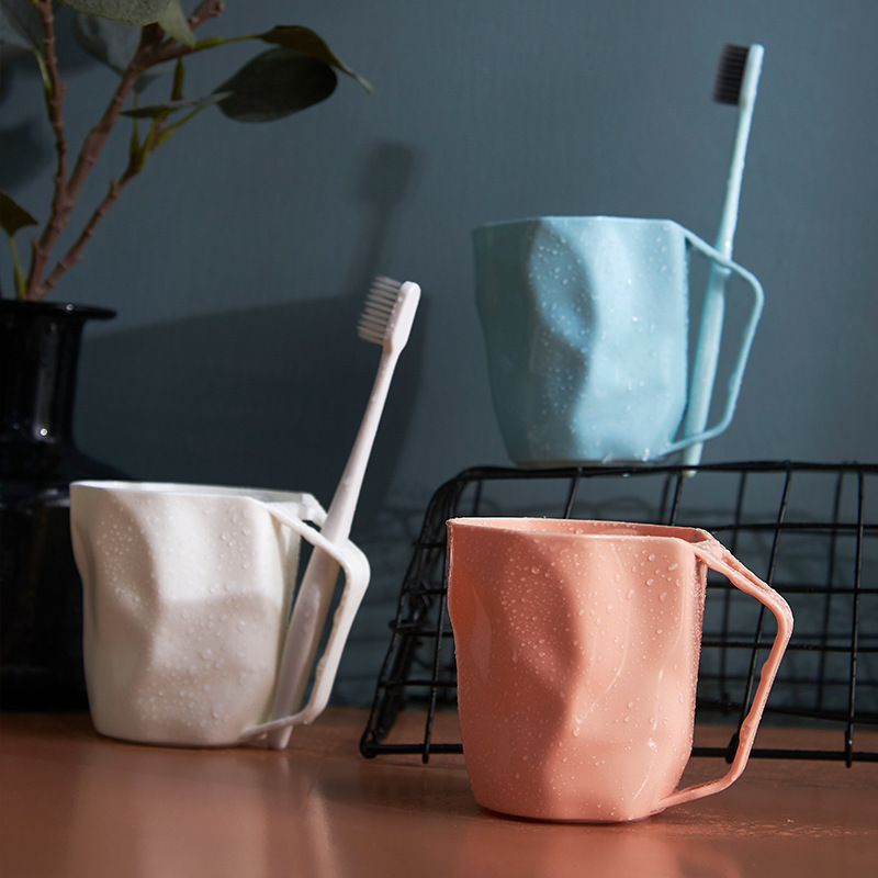 Bicchiere portaspazzolini di design per coppia bagno moderno_voghion.com