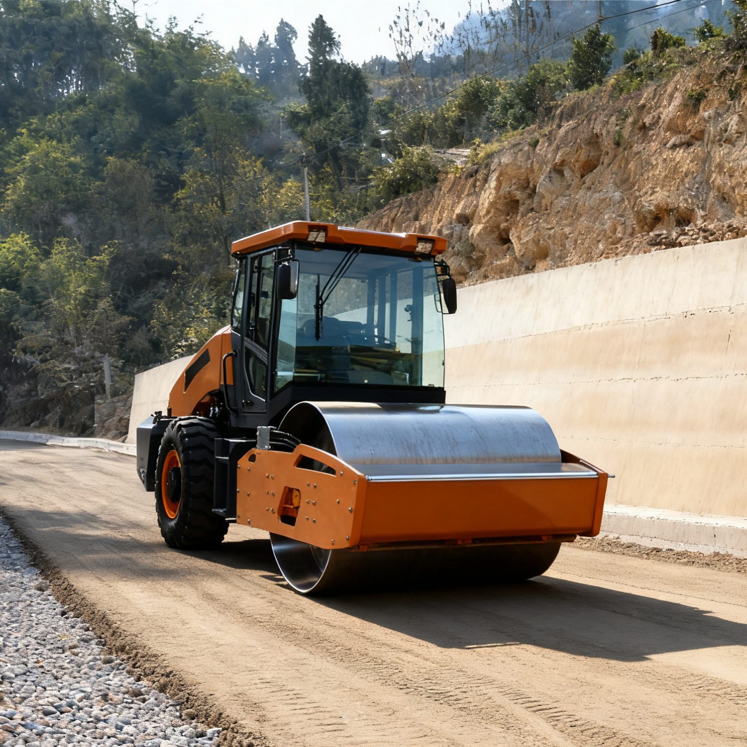 10吨沥青回填土压路机 heavy-duty ride-on roller 重型压路机