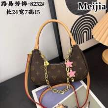 路易芳铧单肩跨境热销女包2026新款字母印花斜挎包手提包bags