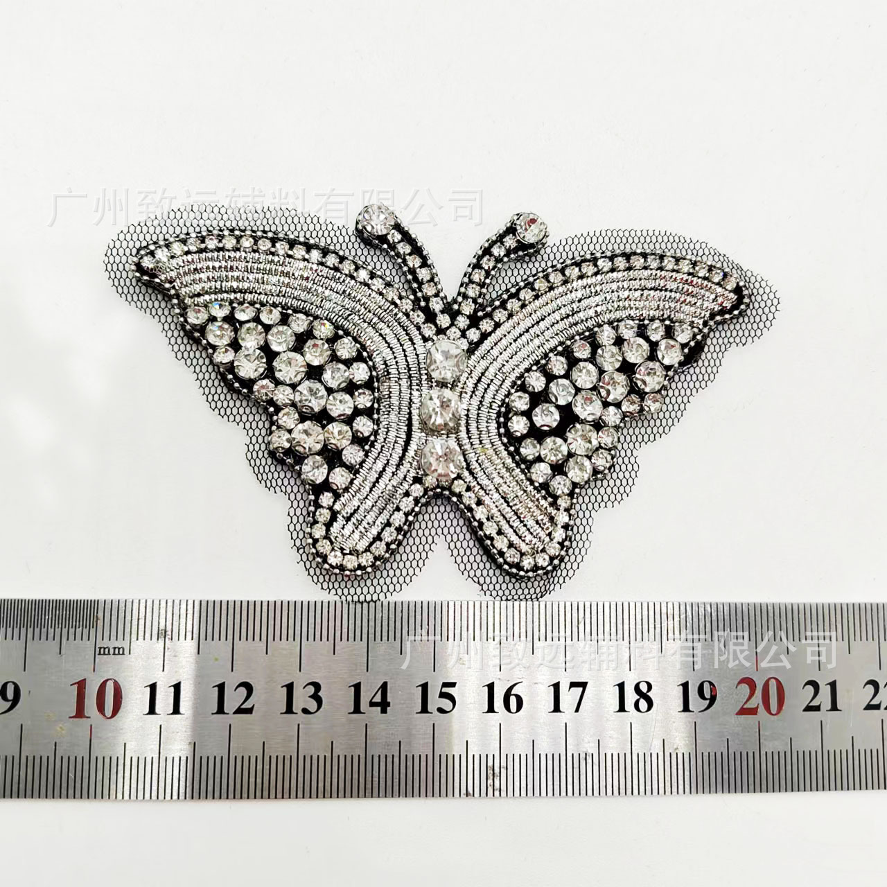 Nuevo rhinestone multicolor mariposa tela pegatinas accesorios ropa bolsa zapatos y sombreros decoración DIY hecho a mano image 5