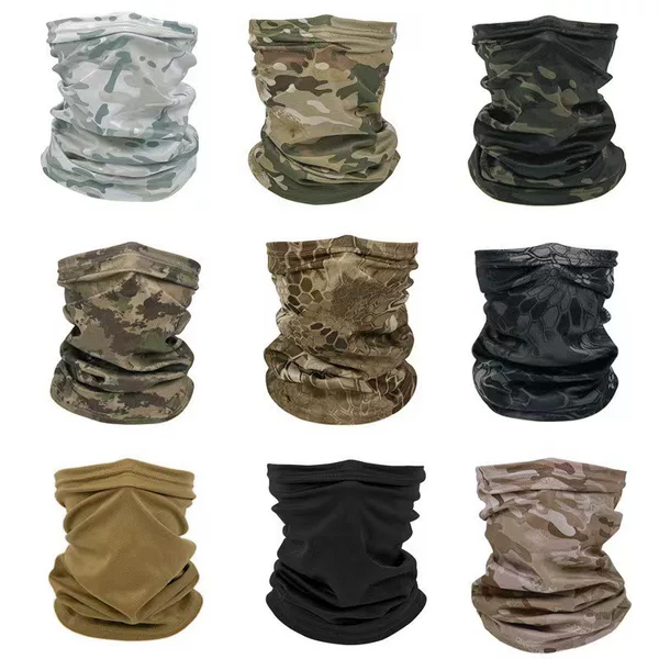 Yiwu Breathable Sun Protection Mesh Headscarf Neck Gaiter Outdoor Fishing Magic Face Mask Neck Cover Cycling Mask Sports Headgear