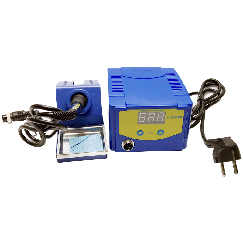 跨境938D数显电烙铁 恒温焊台电子焊接工具936焊笔110V/220V烙铁