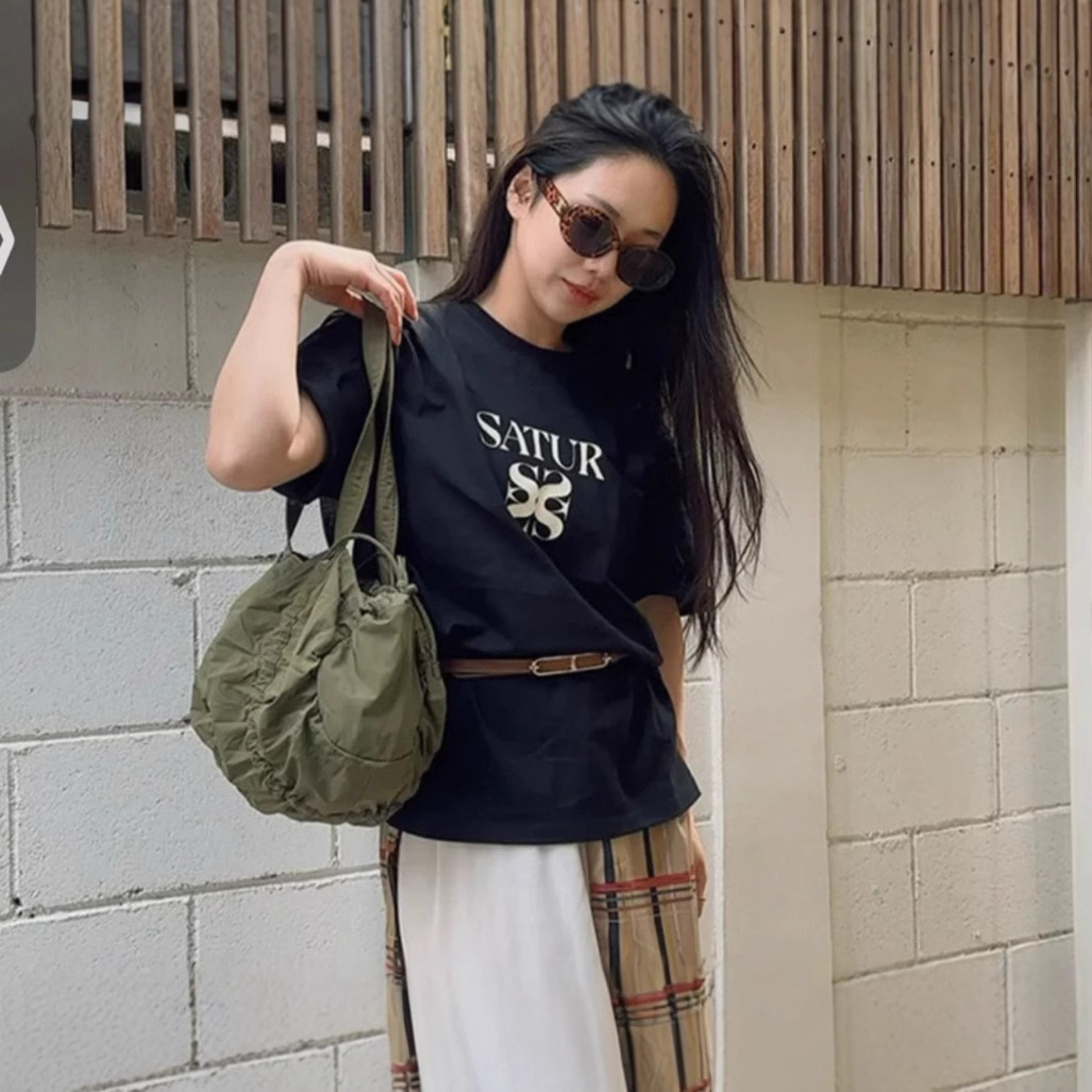 現物朴瑛同項韓国小衆潮牌logoプリント丸首ゆるい半袖tシャツ男女同項