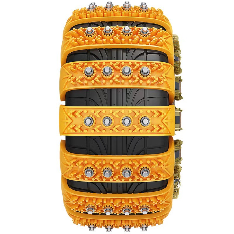 Factory Direct Sales Car Tire Snow Anti-Skid Chains, Universal Emergency Anti-Skid Device for Cars and Off-Road Vehicles, One Piece