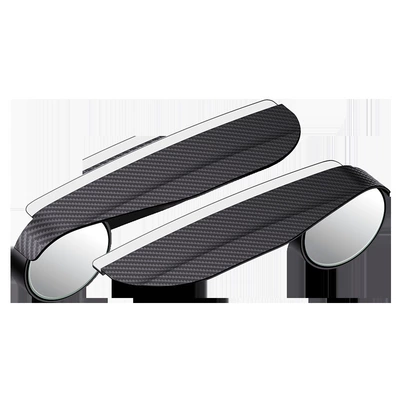 Rearview Mirror Rain Shield Blind: Large field of view rear view auxiliary mirror