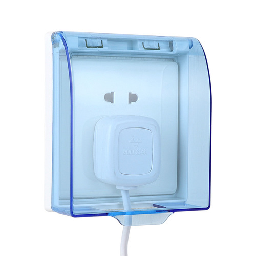 Type 86 concealed bathroom splash-proof box waterproof cover switch socket protective cover adhesive waterproof box surface-mounted